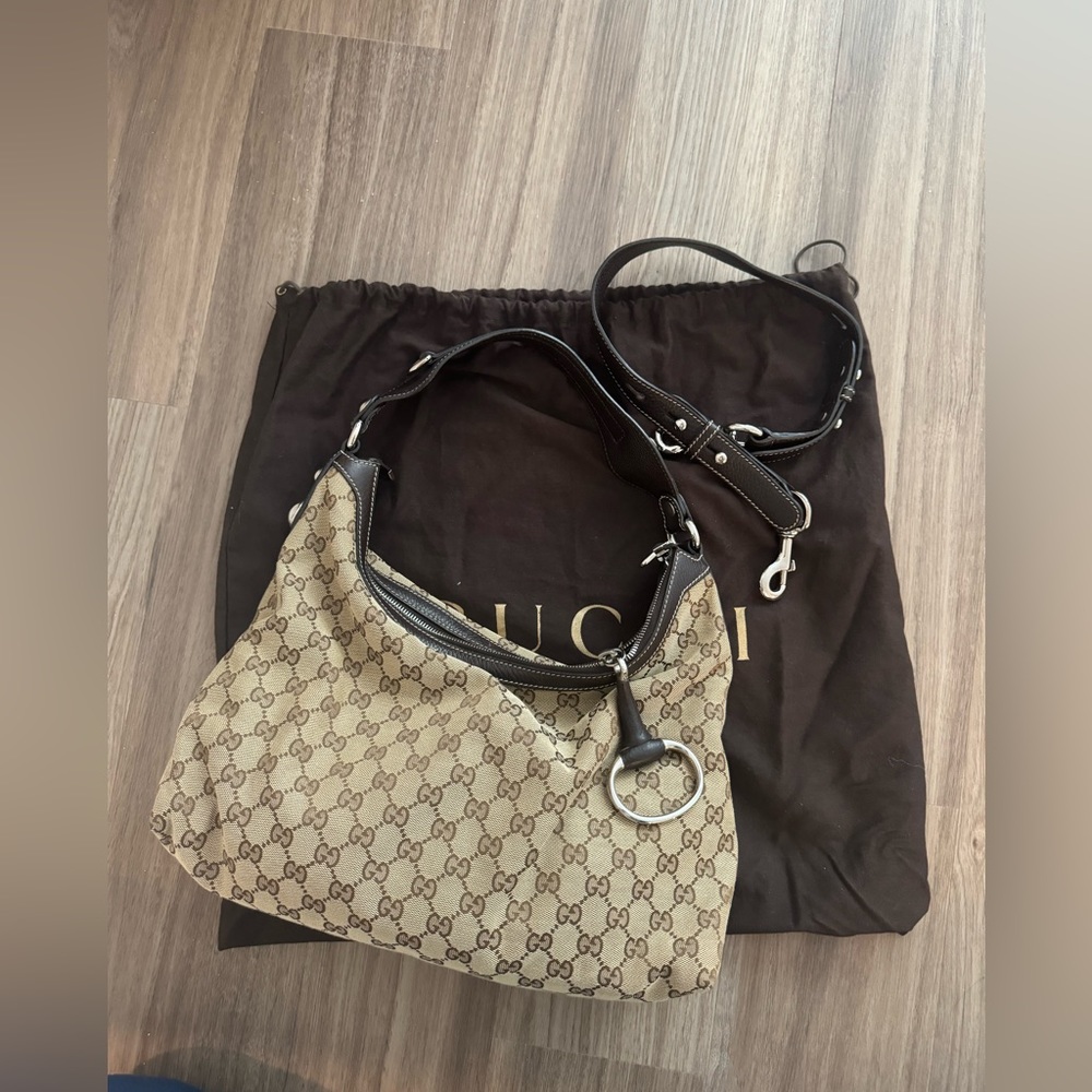 VINTAGE GUCCI BAG-LIMITED EDITION includes shoulder strap and dust